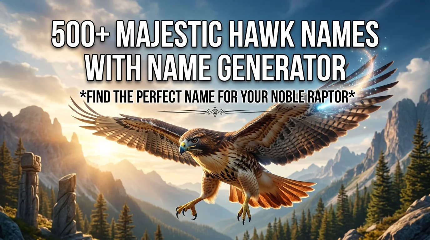 Majestic Hawk Names With Name Generator
