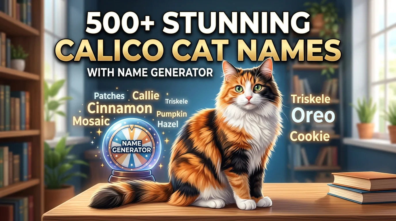 Stunning Calico Cat Names With Name Generator