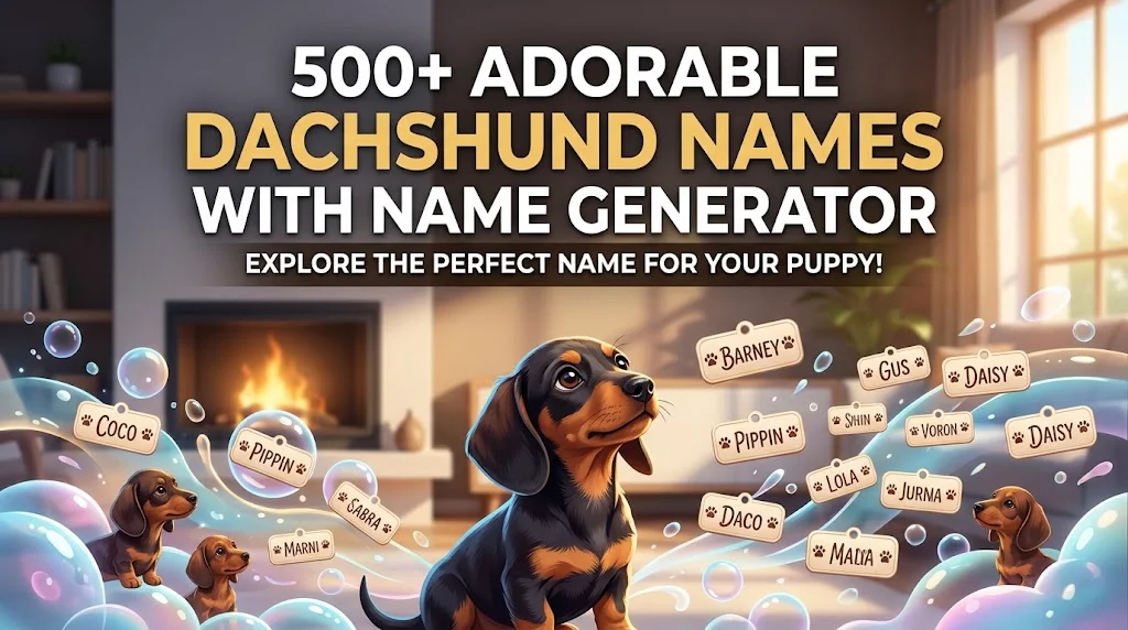 Adorable Dachshund Names With Name Generator