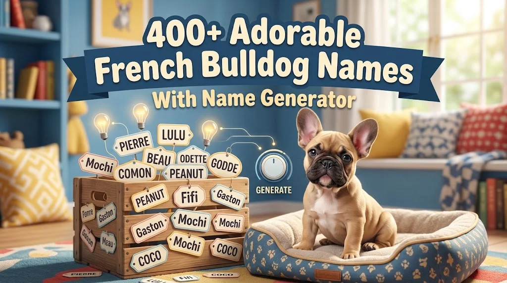 Adorable French Bulldog Names With Name Generator