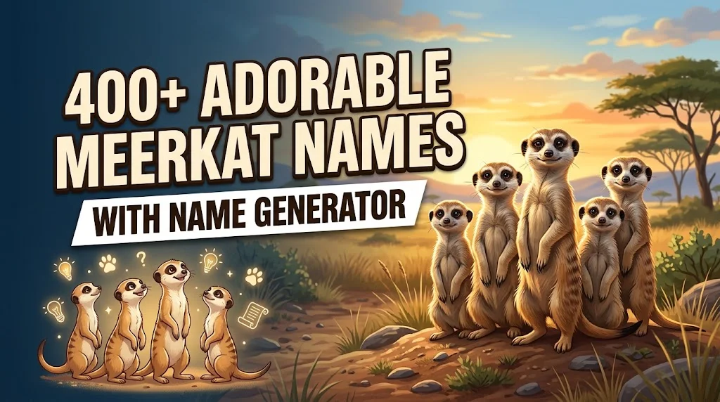 Adorable Meerkat Names With Name Generator