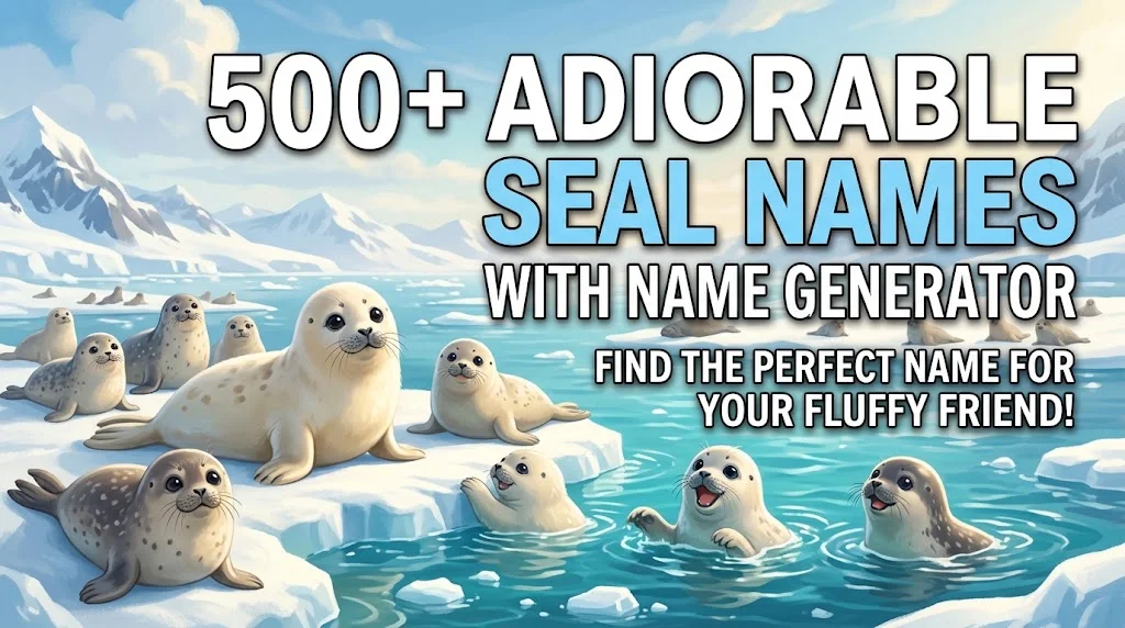 Adorable Seal Names With Name Generator