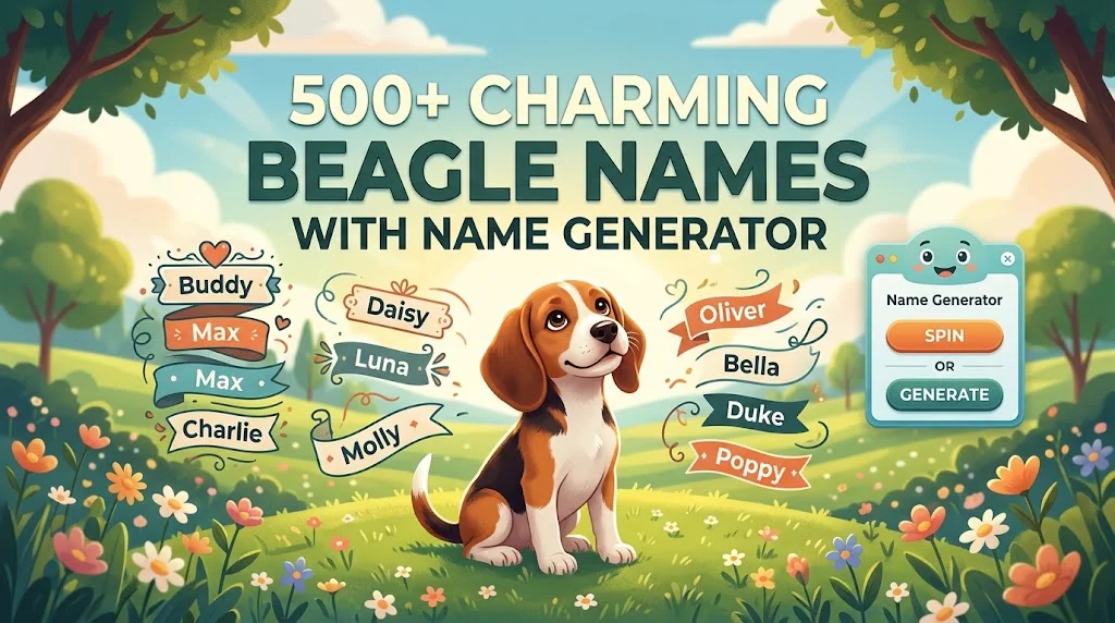 Charming Beagle Names With Name Generator