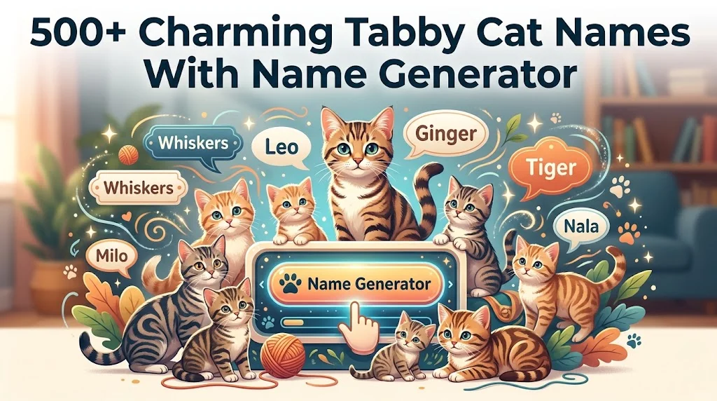 Charming Tabby Cat Names With Name Generator