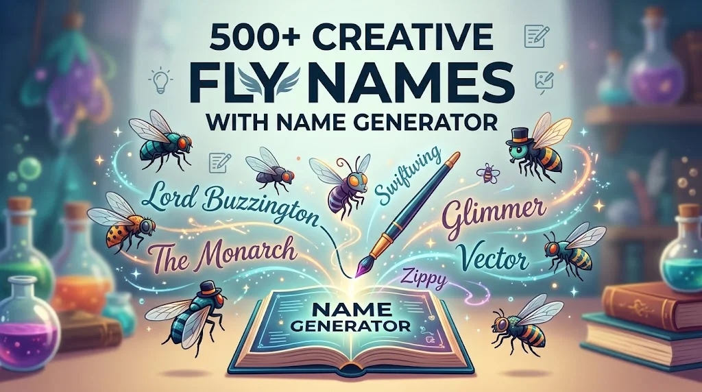 Creative Fly Names With Name Generator