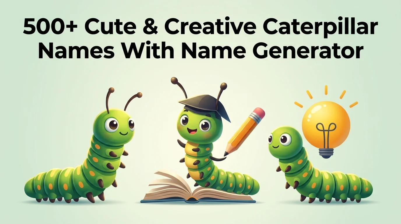 Cute & Creative Caterpillar Names With Name Generator