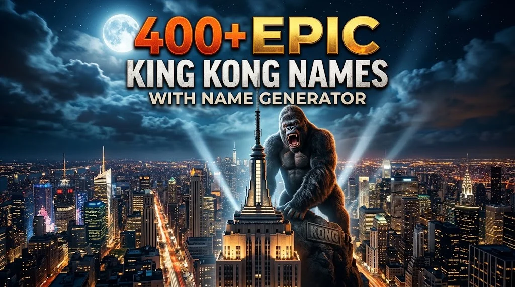 Epic King Kong Names With Name Generator