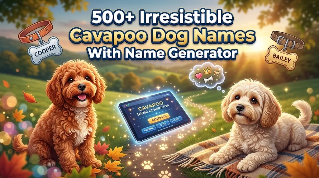 Irresistible Cavapoo Dog Names With Name Generator
