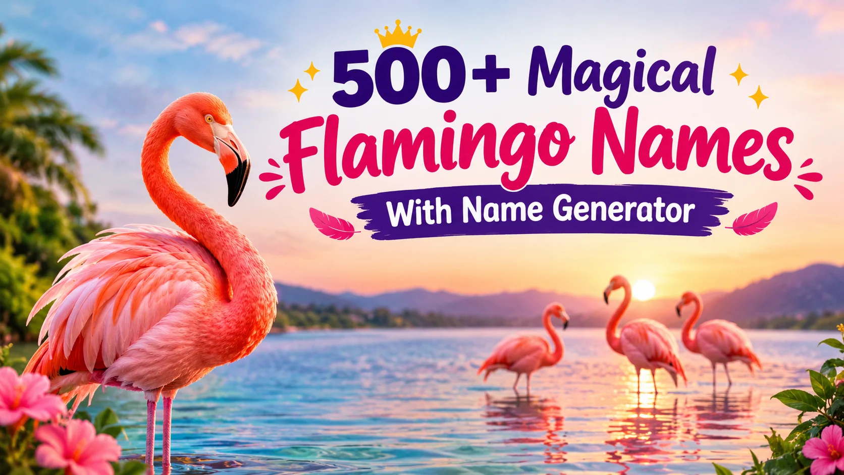 Magical Flamingo Names With Name Generator