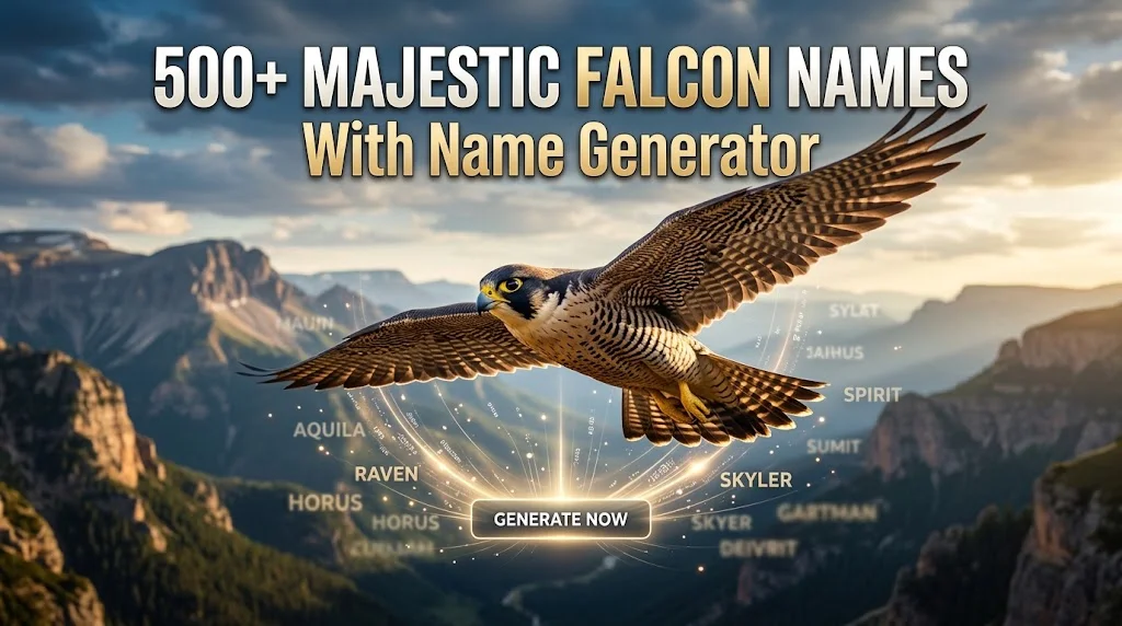 Majestic Falcon Names With Name Generator