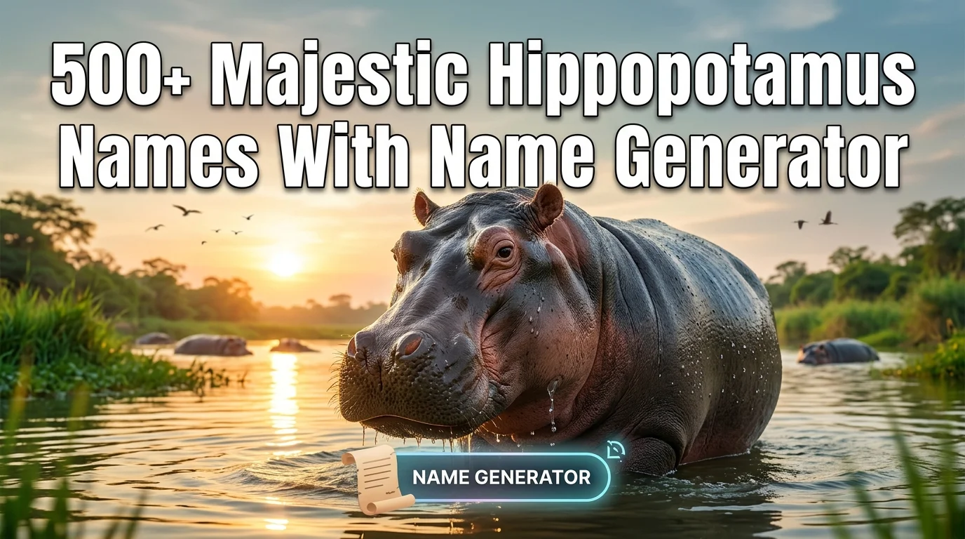 Majestic Hippopotamus Names With Name Generator
