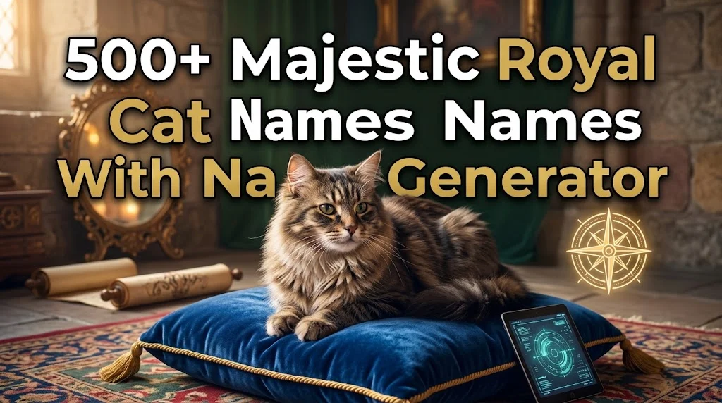 Majestic Royal Cat Names With Name Generator