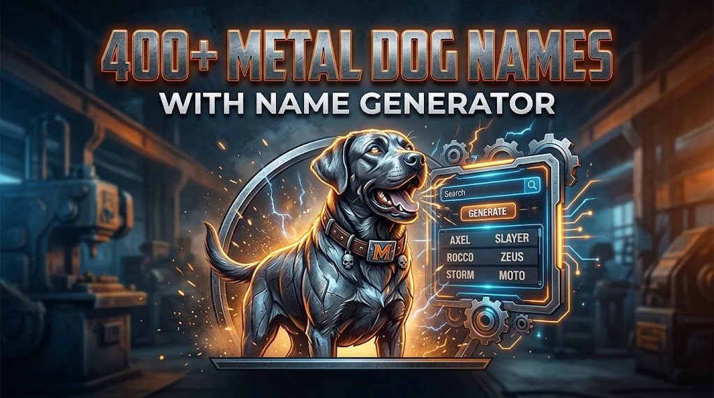 Metal Dog Names With Name Generator