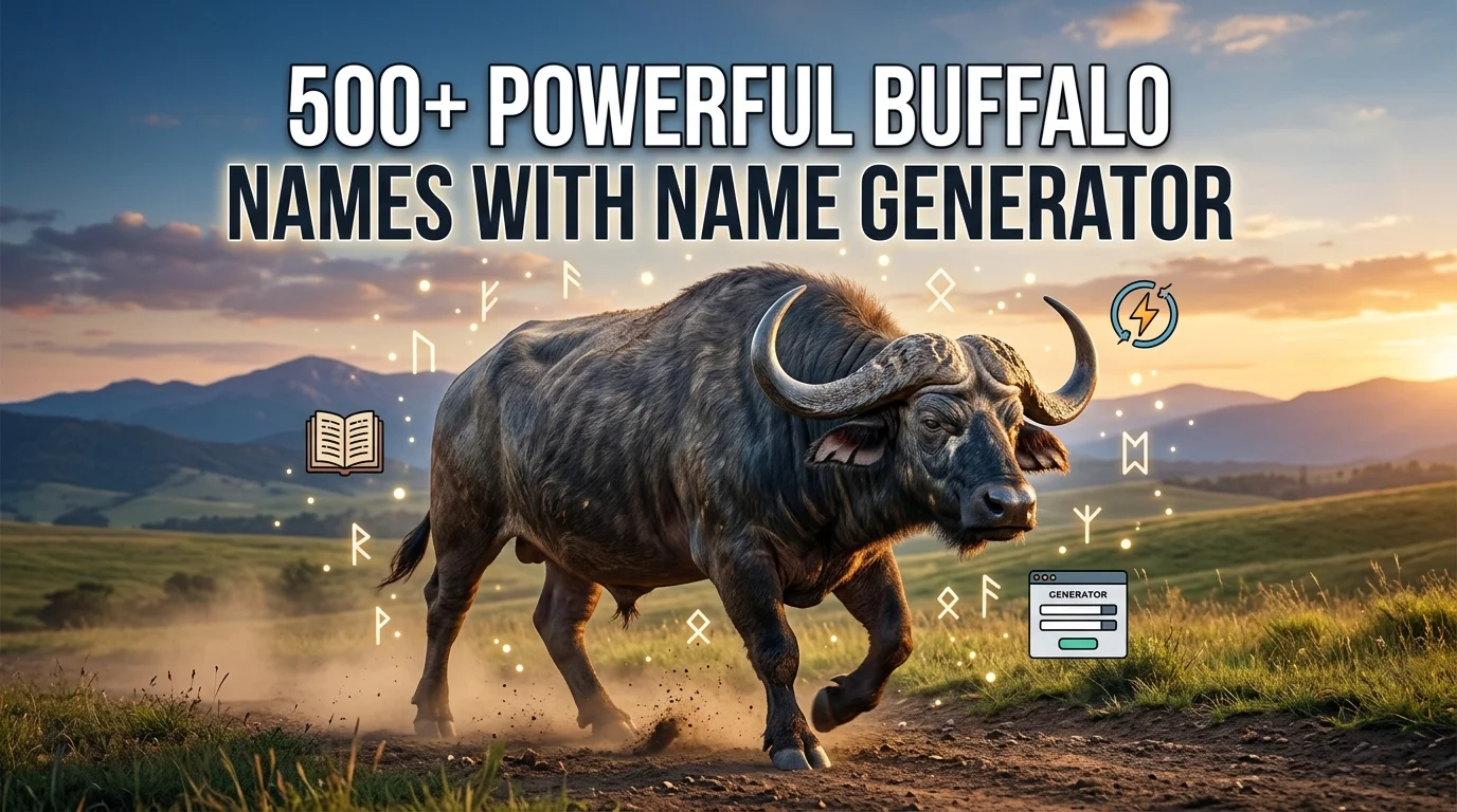 Powerful Buffalo Names With Name Generator