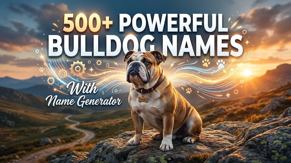 Powerful Bulldog Names With Name Generator