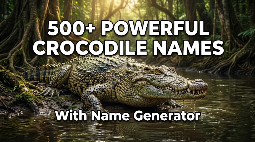Powerful Crocodile Names With Name Generator