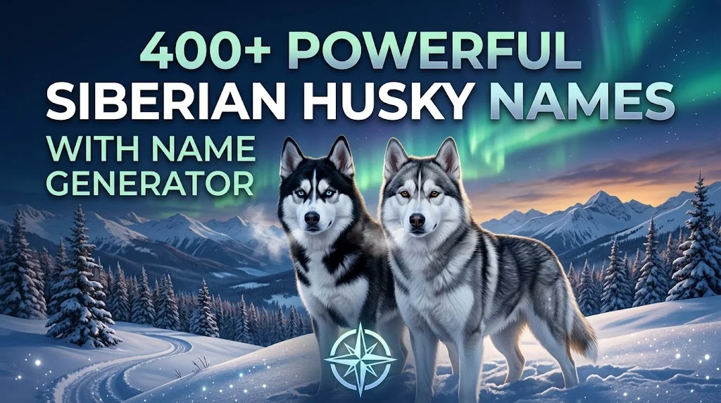 Powerful Siberian Husky Names With Name Generator